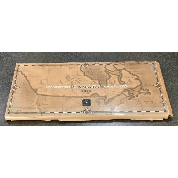 Canada Millennium 1999 2000 25 Cents Province Quarters Set RCM Mint Set - Picture 3 of 5